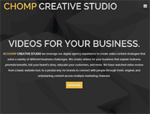 Tablet Screenshot of chompcreativestudio.com